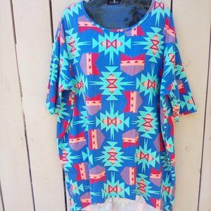 LulaRoe aztec design Irma tunic